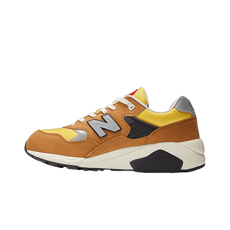 New Balance 580 Beige Yellow Angle 0