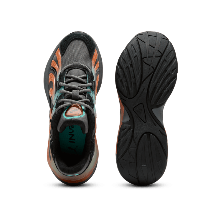 PUMA Inverse Fission Sneakers in Grey (GS) Angle 1