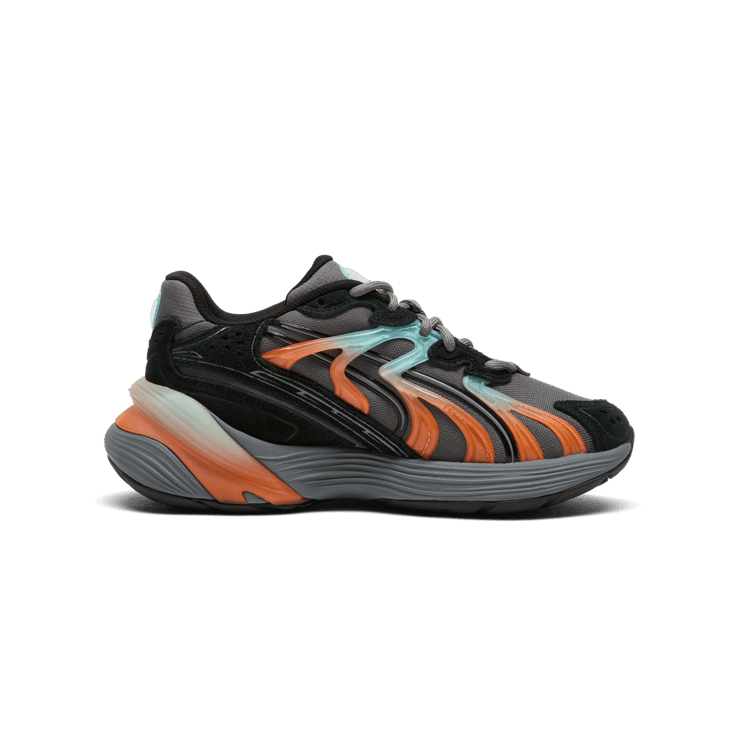 PUMA Inverse Fission Sneakers in Grey (GS) Angle 2
