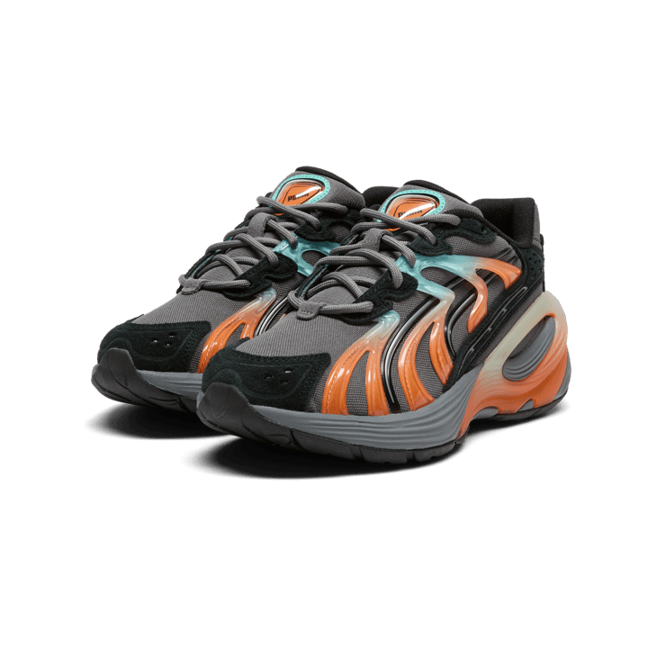 PUMA Inverse Fission Sneakers in Grey (GS) Angle 5