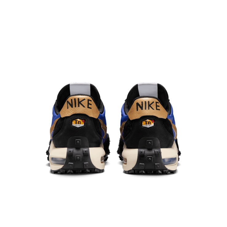 Nike Air Max Waffle Black Hyper Blue Angle 3