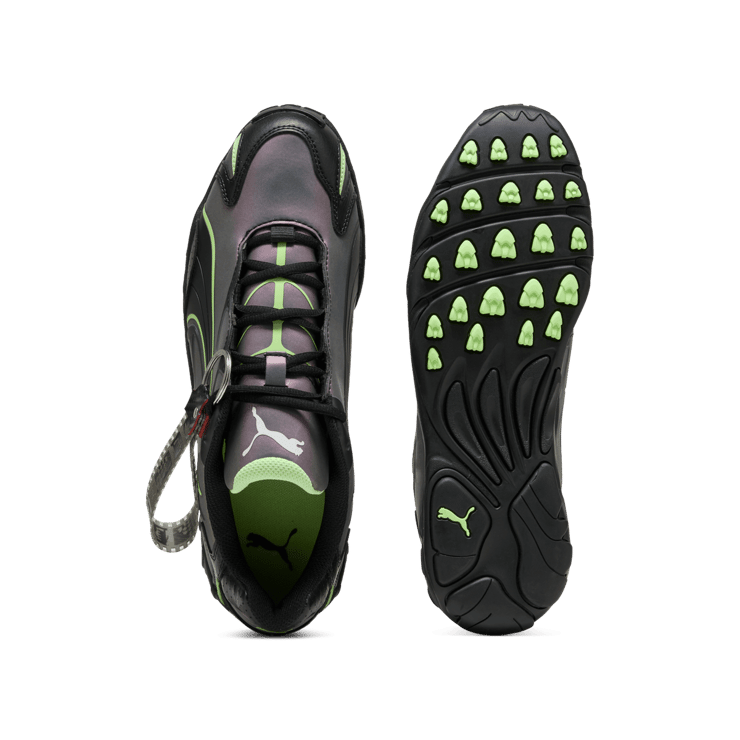 Puma Inhale F1 75th Anniversary Green Black Angle 1