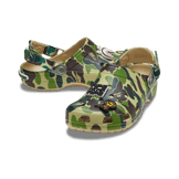 Crocs Classic Clog BAPE ABC Camo Green Angle 0