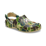 Crocs Classic Clog BAPE ABC Camo Green Angle 3