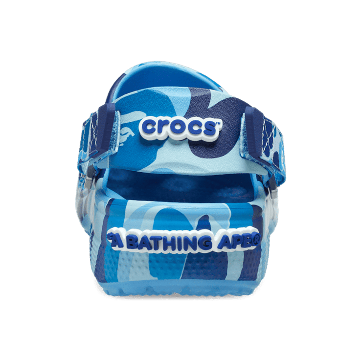 Crocs Classic Clog BAPE ABC Camo Blue Angle 4