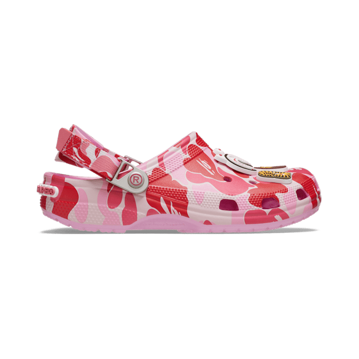 Crocs Classic Clog BAPE ABC Camo Pink Angle 1