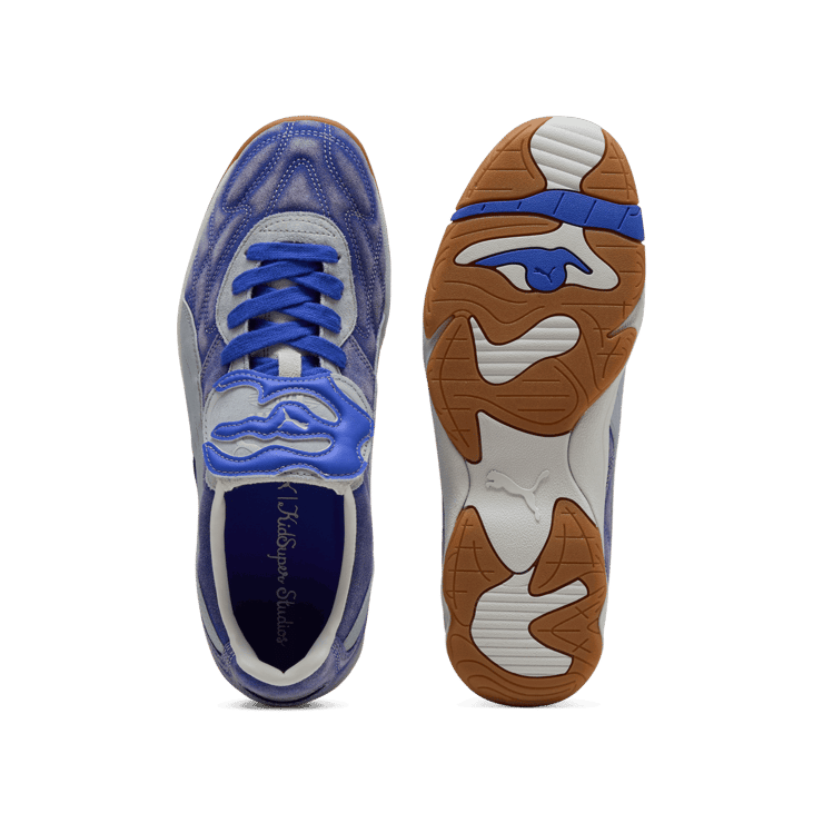 Puma King Indoor KidSuper Studios Blue Crystal Angle 1