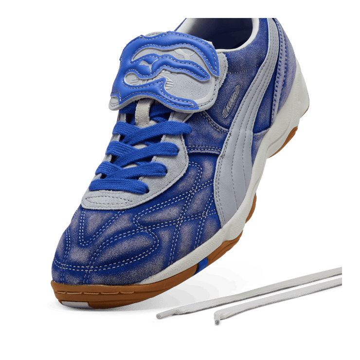 Puma King Indoor KidSuper Studios Blue Crystal Angle 3