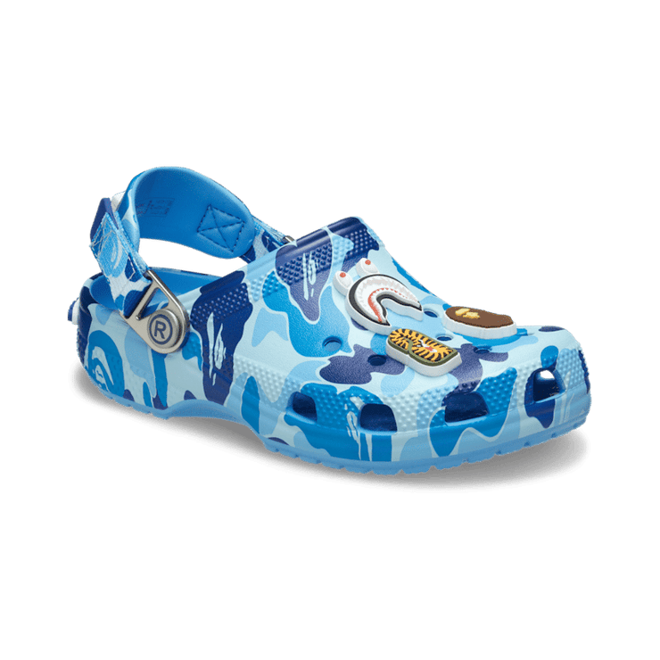 Crocs Classic Clog BAPE ABC Camo Blue (GS) - 210285-4TB Crocs Classic Clog BAPE ABC Camo Blue (GS) - 210285-4TB
