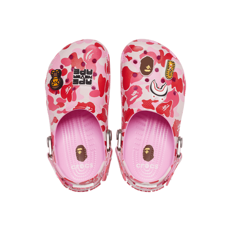 Crocs Classic Clog BAPE ABC Camo Pink (GS) - 210285-6I2 Crocs Classic Clog BAPE ABC Camo Pink (GS) - 210285-6I2