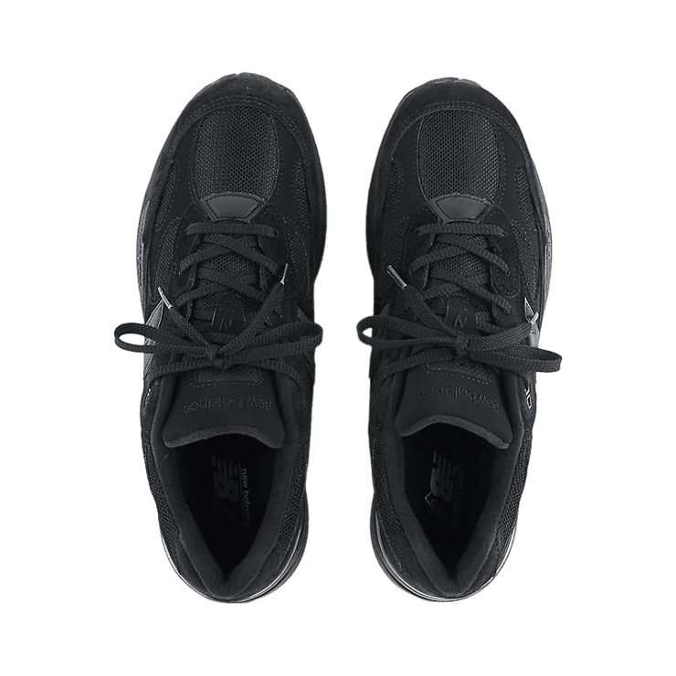 New Balance 992 Made in USA Triple Black Angle 0