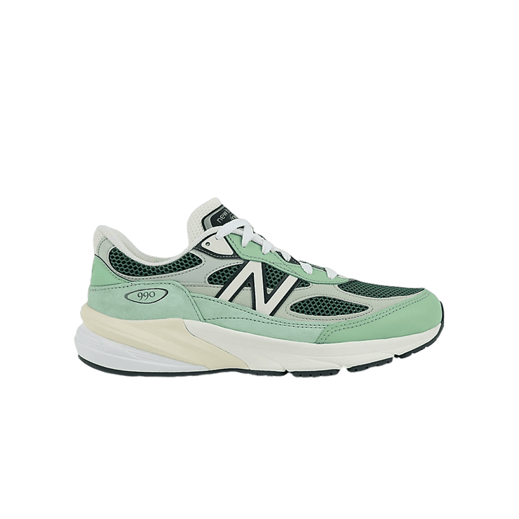 New Balance 990v6 Made in USA Avocado Natural Mint Angle 2