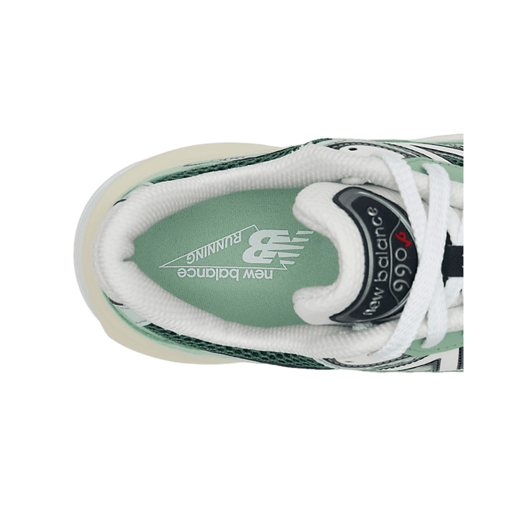 New Balance 990v6 Made in USA Avocado Natural Mint Angle 3