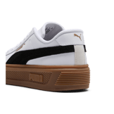 PUMA Smash 3.0 Mono Twist Sneakers in White Angle 4