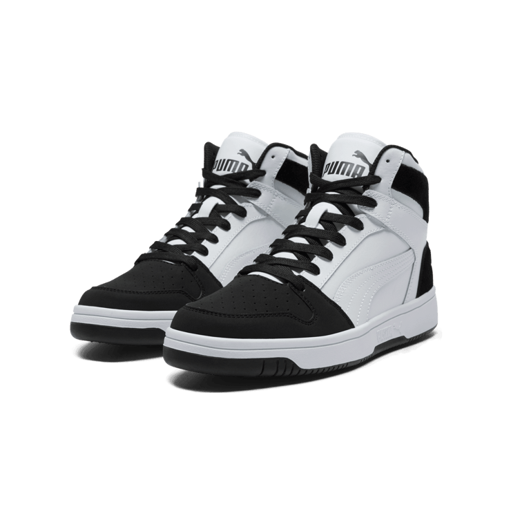 PUMA Rebound LayUp SL INK Sneakers in White Angle 5