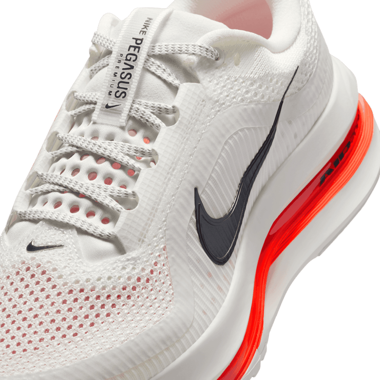 Nike Pegasus Premium Summit White Bright Crimson (W) Angle 6