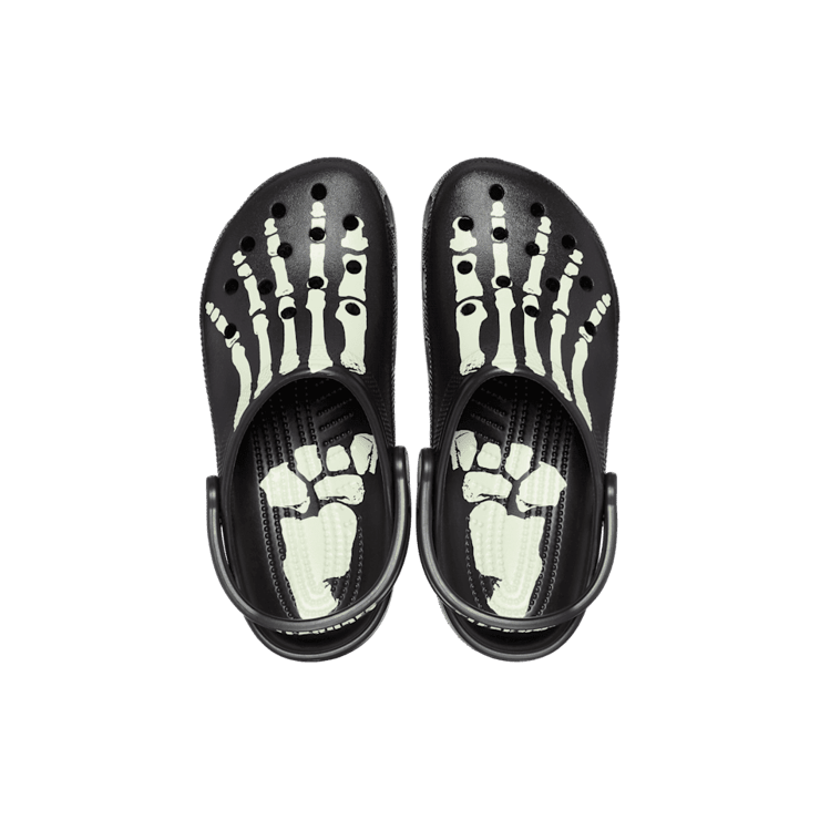 Crocs Classic Clog Pleasures Skeleton Glow In The Dark Angle 0
