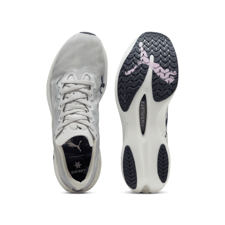 Puma Deviate Nitro Elite 3 Saysky Cool Light Grey Angle 1