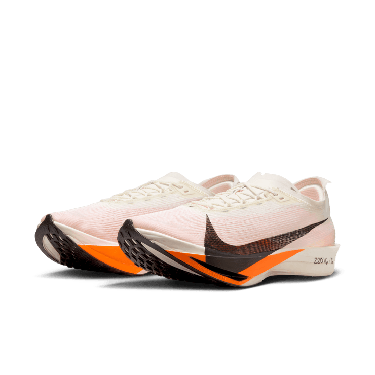 Nike ZoomX StreakFly 2 Proto Sail Total Orange White Black Angle 2