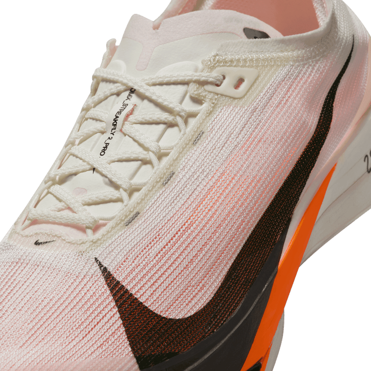 Nike ZoomX StreakFly 2 Proto Sail Total Orange White Black Angle 4