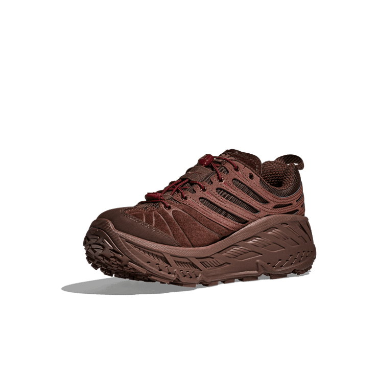 Hoka One One Stinson EVO OG TP Cold Brew Varsity Burgundy Angle 1