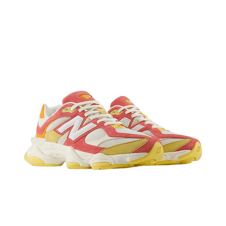 New Balance 9060 Clementine True Red Angle 2