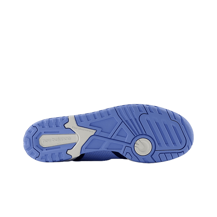 New Balance 550 Navy Electric Sky Angle 2