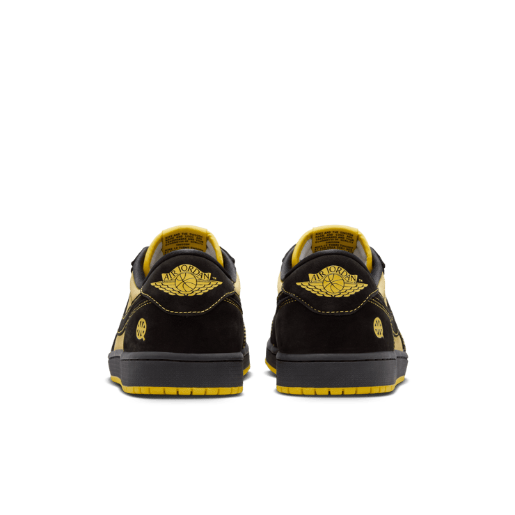 Jordan 1 Retro Low OG Quai54 Black Tour Yellow Red Angle 1