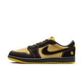 Jordan 1 Retro Low OG Quai54 Black Tour Yellow Red Angle 4