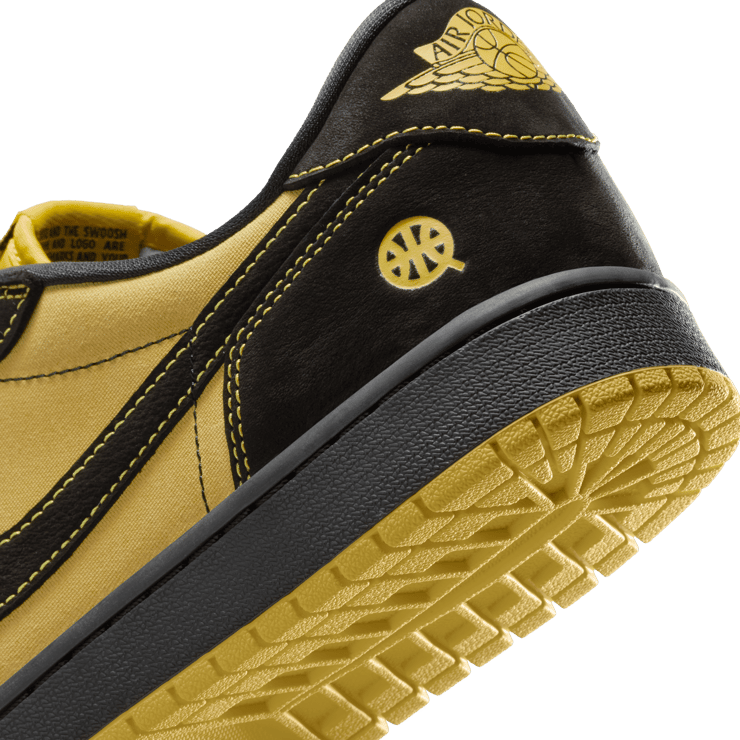 Jordan 1 Retro Low OG Quai54 Black Tour Yellow Red Angle 7