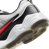 Nike Air Zoom Spiridon Metallic Silver Sport Red Angle 10