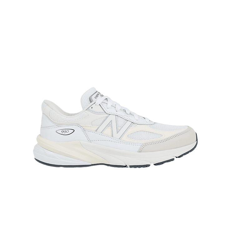 New Balance 990v6 Made in USA White Sea Salt Angle 2