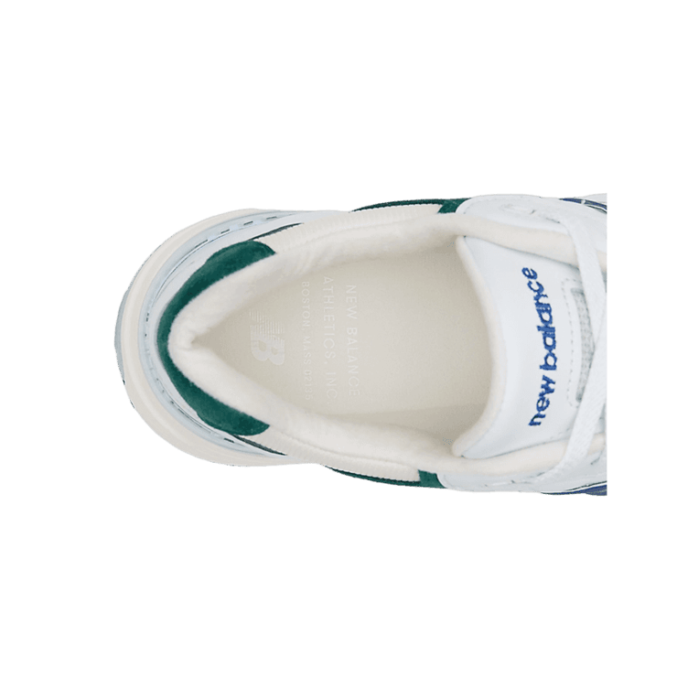 New Balance 992 Made in USA White Marsh Green Angle 2