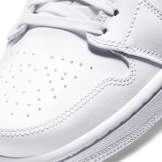 Jordan 1 Mid White Red Royal (W) Angle 4