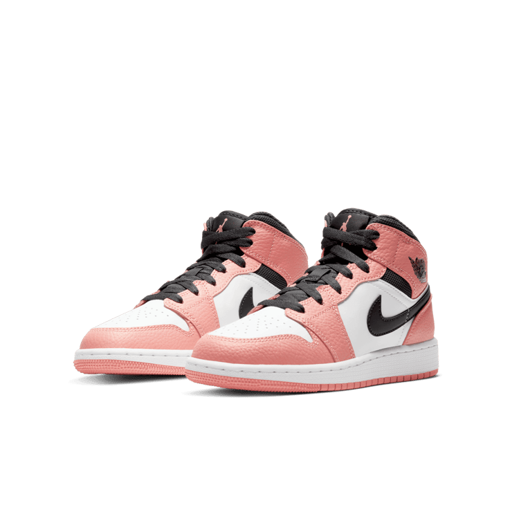 Jordan 1 Mid Pink Quartz (GS) Angle 2
