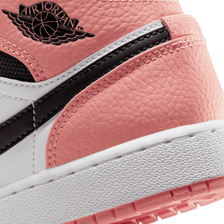 Jordan 1 Mid Pink Quartz (GS) Angle 5