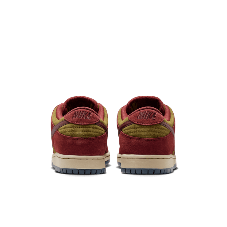 Nike SB Dunk Low Dark Team Red Olive Flak Angle 2