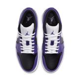 Jordan 1 Low Court Purple Black Angle 1