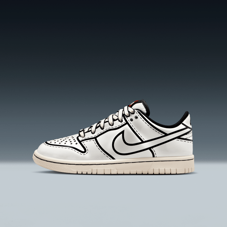 Nike Dunk Low Sail LEGO (GS) Angle 10