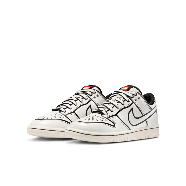 Nike Dunk Low Sail LEGO (GS) Angle 1