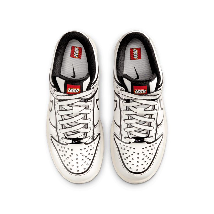 Nike Dunk Low Sail LEGO (GS) Angle 6