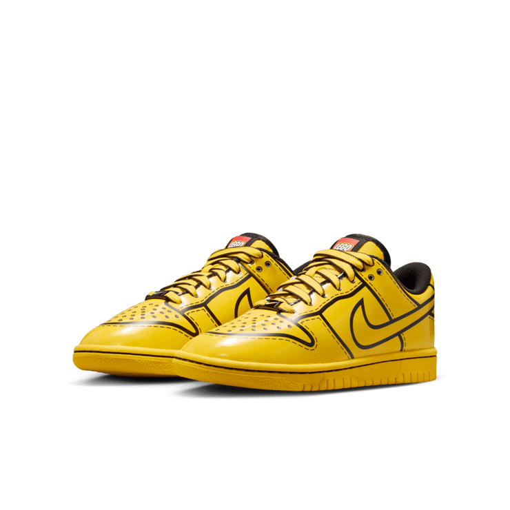 Nike Dunk Low Tour Yellow LEGO (GS) Angle 4