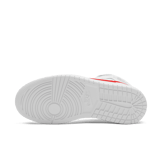 Jordan 1 Mid White University Red (W) Angle 0