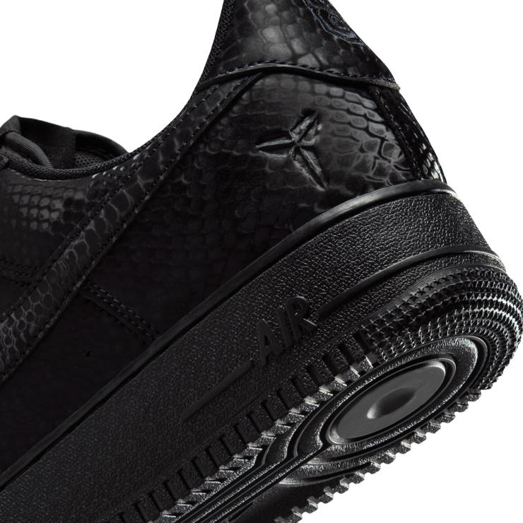 Nike Air Force 1 Low Kobe Forever Black Angle 8