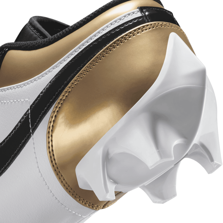 Air Jordan 1 Low TD Cleat Patent Gold Angle 6