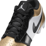 Air Jordan 1 Low TD Cleat Patent Gold Angle 5