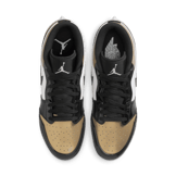 Air Jordan 1 Low TD Cleat Patent Gold Angle 1