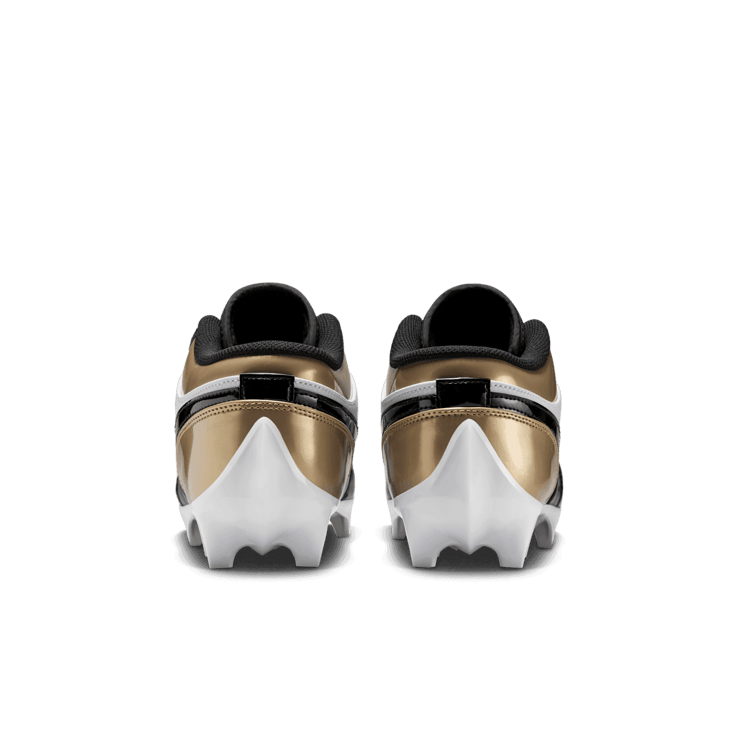 Air Jordan 1 Low TD Cleat Patent Gold Angle 3