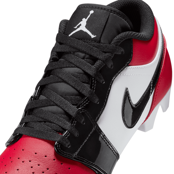 Air Jordan 1 Low TD Cleat Bred Toe Angle 5