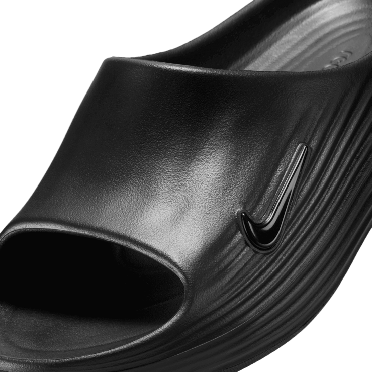 Nike ReactX Rejuven8 Slide Black (W) Angle 3